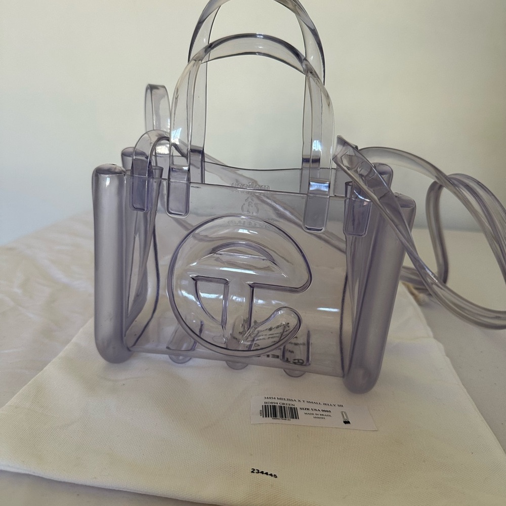Telfar x Melissa Clear Small Shopper, NWOT